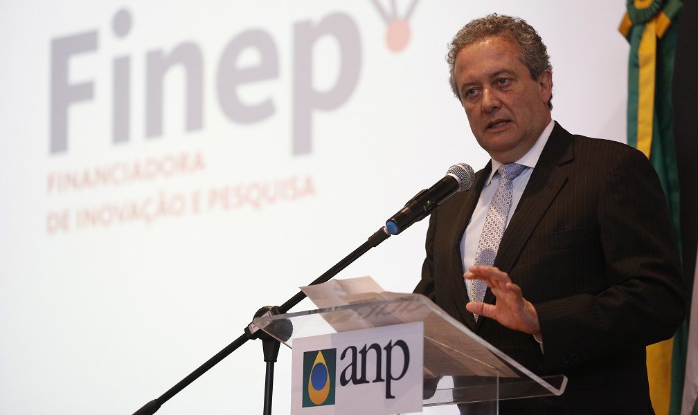 Ronaldo Camargo presidente da Finep no lançamento do PRH ANP